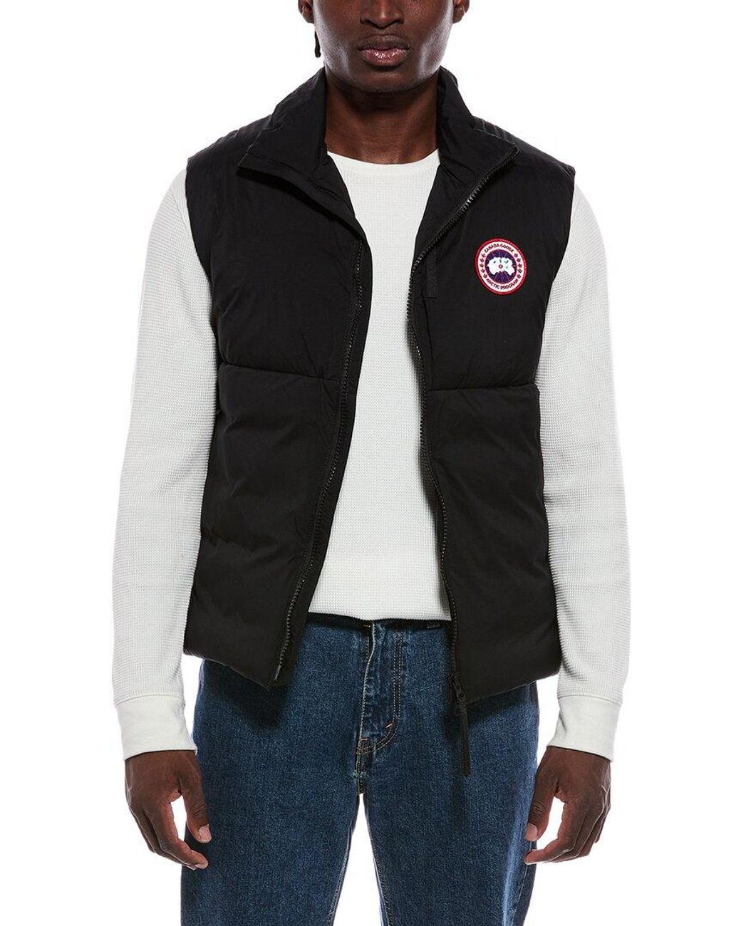 Canada Goose Black Lodge Down Vest for men
