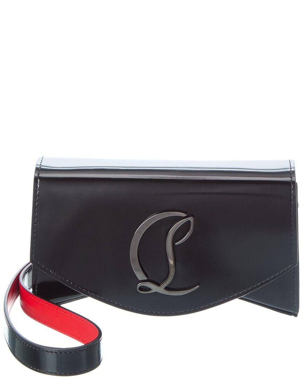 Christian Louboutin Black Loubi54 Small Leather Crossbody