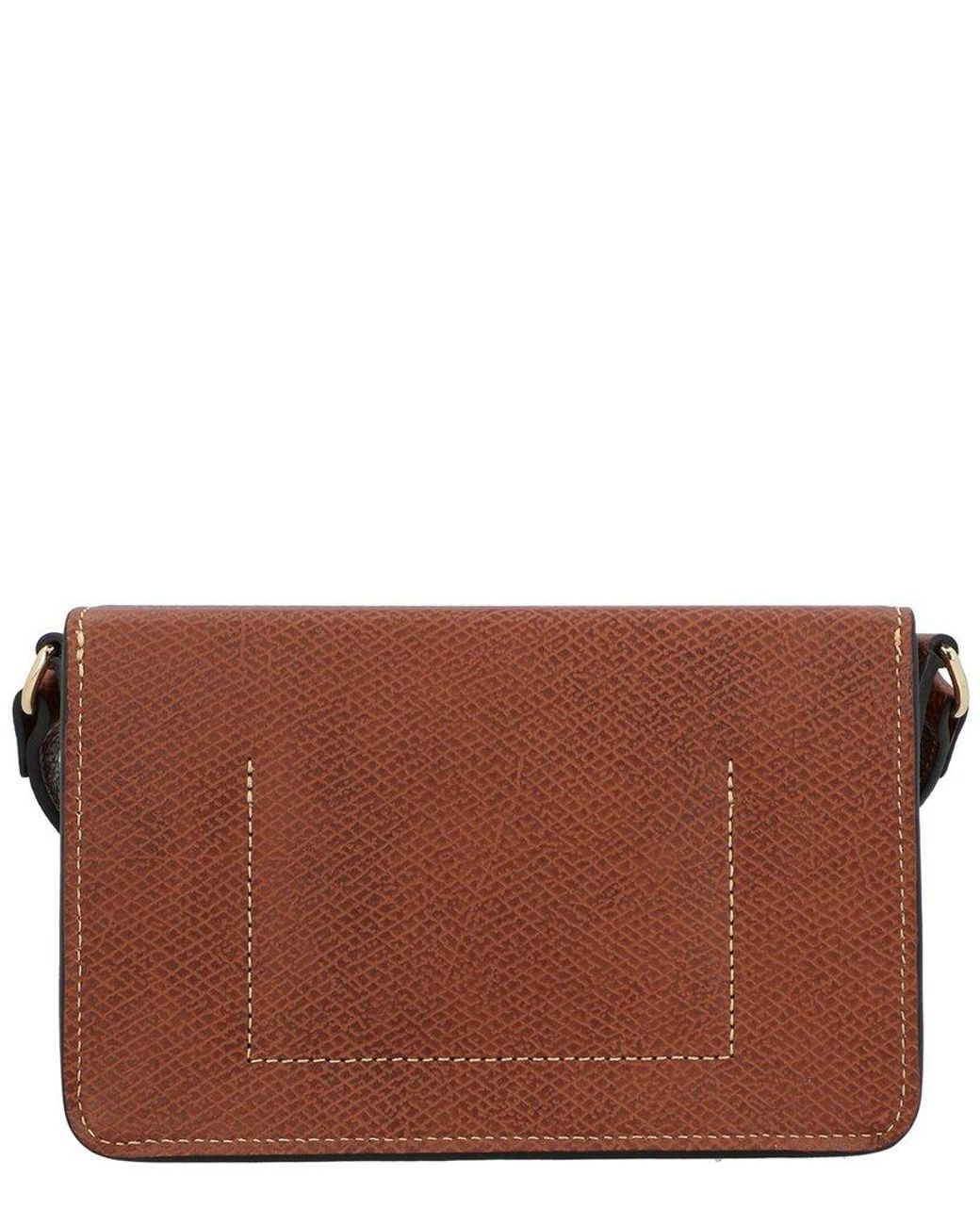Longchamp Brown Epure Xs Nylon & Leather C Camera Bag