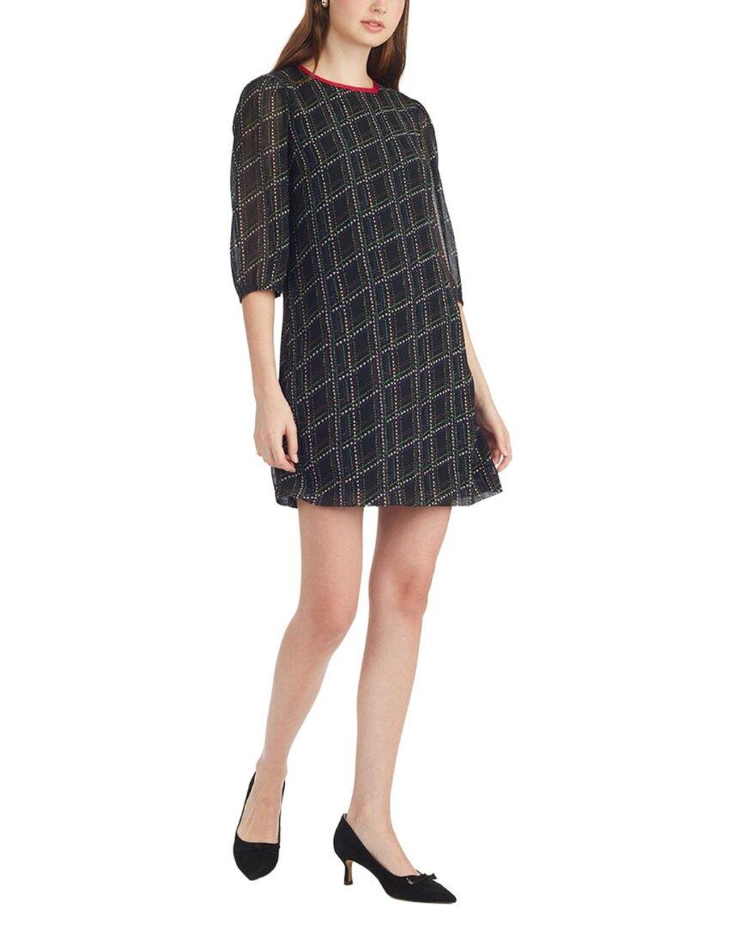 Draper James Black Ava Mini Dress