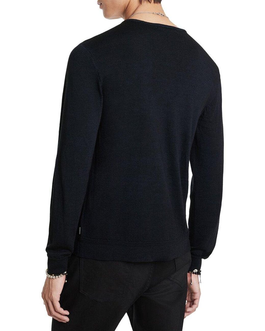John Varvatos Blue Eren Wool-Blend Sweater for men