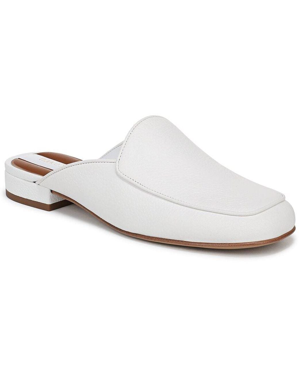 Franco Sarto White Holland Leather Mule