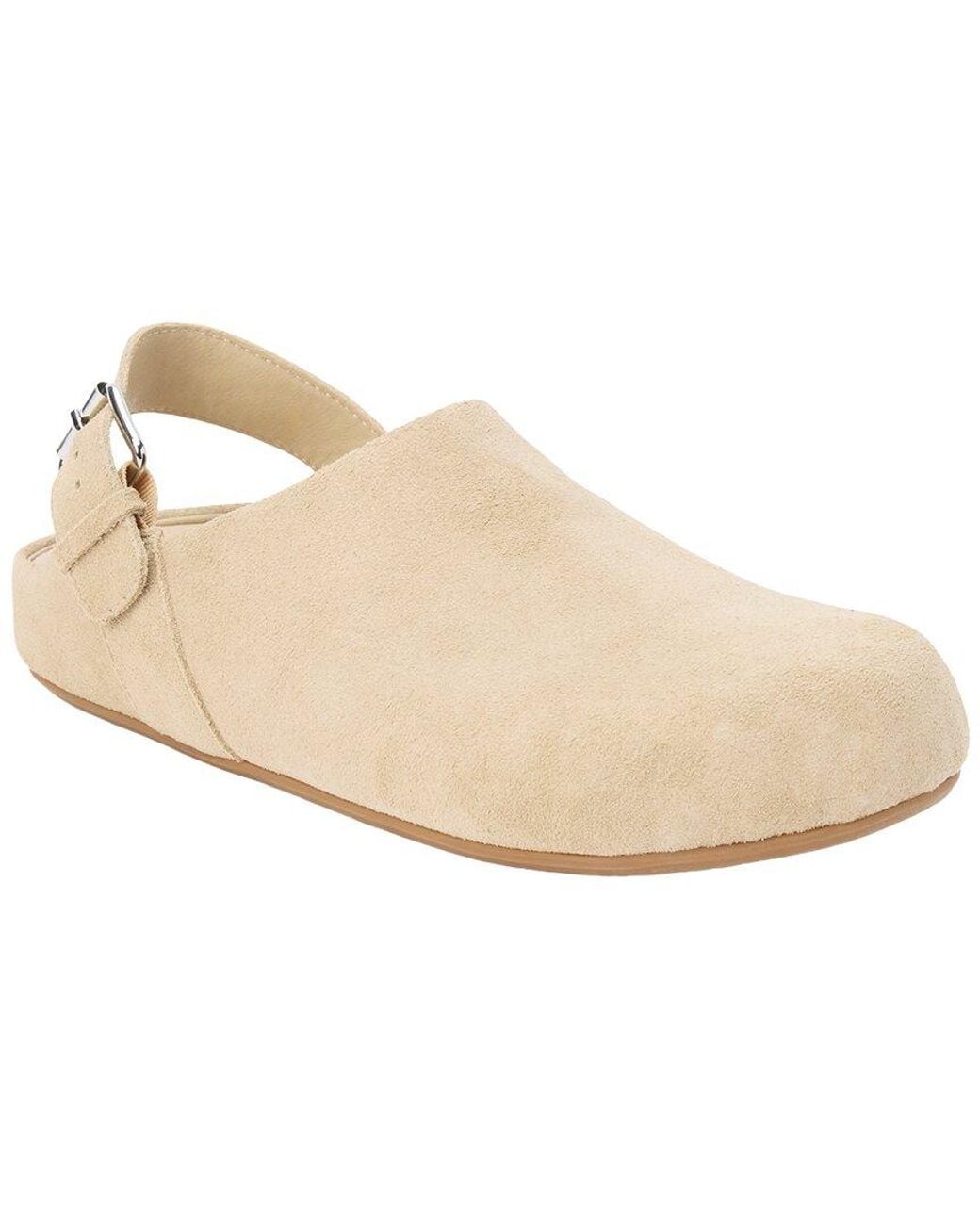 Matisse White Otto Suede Flat