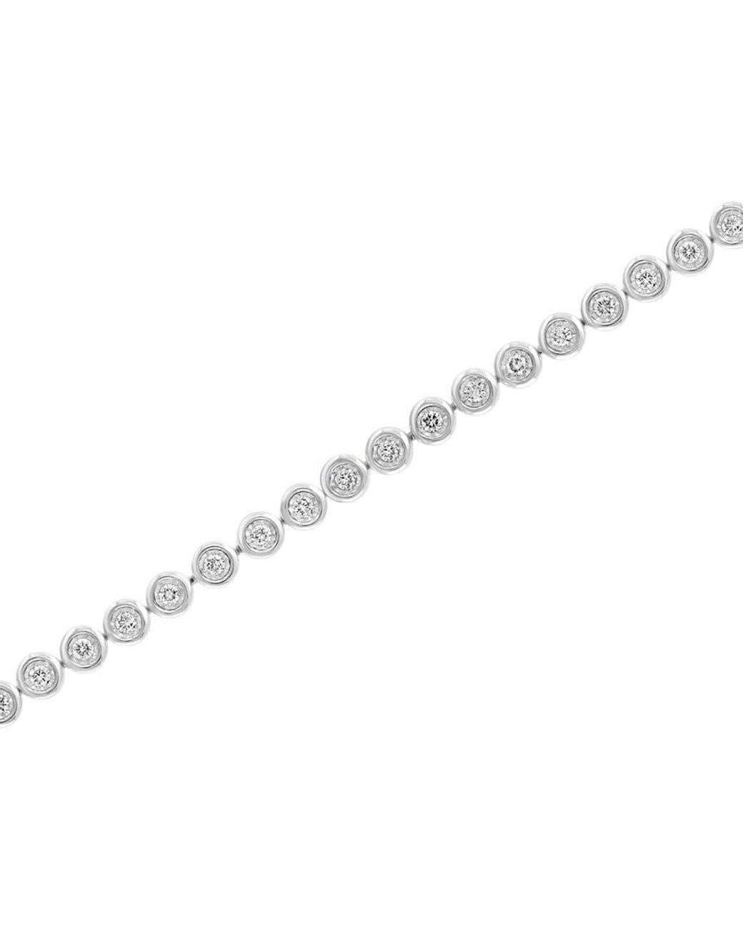 Effy Fine Jewelry Metallic 14K 0.97 Ct. Tw. Diamond Tennis Bracelet