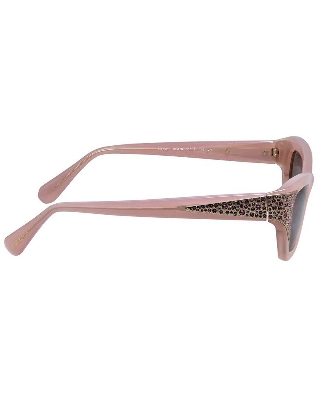 Swarovski Pink Sk6029 53Mm Sunglasses