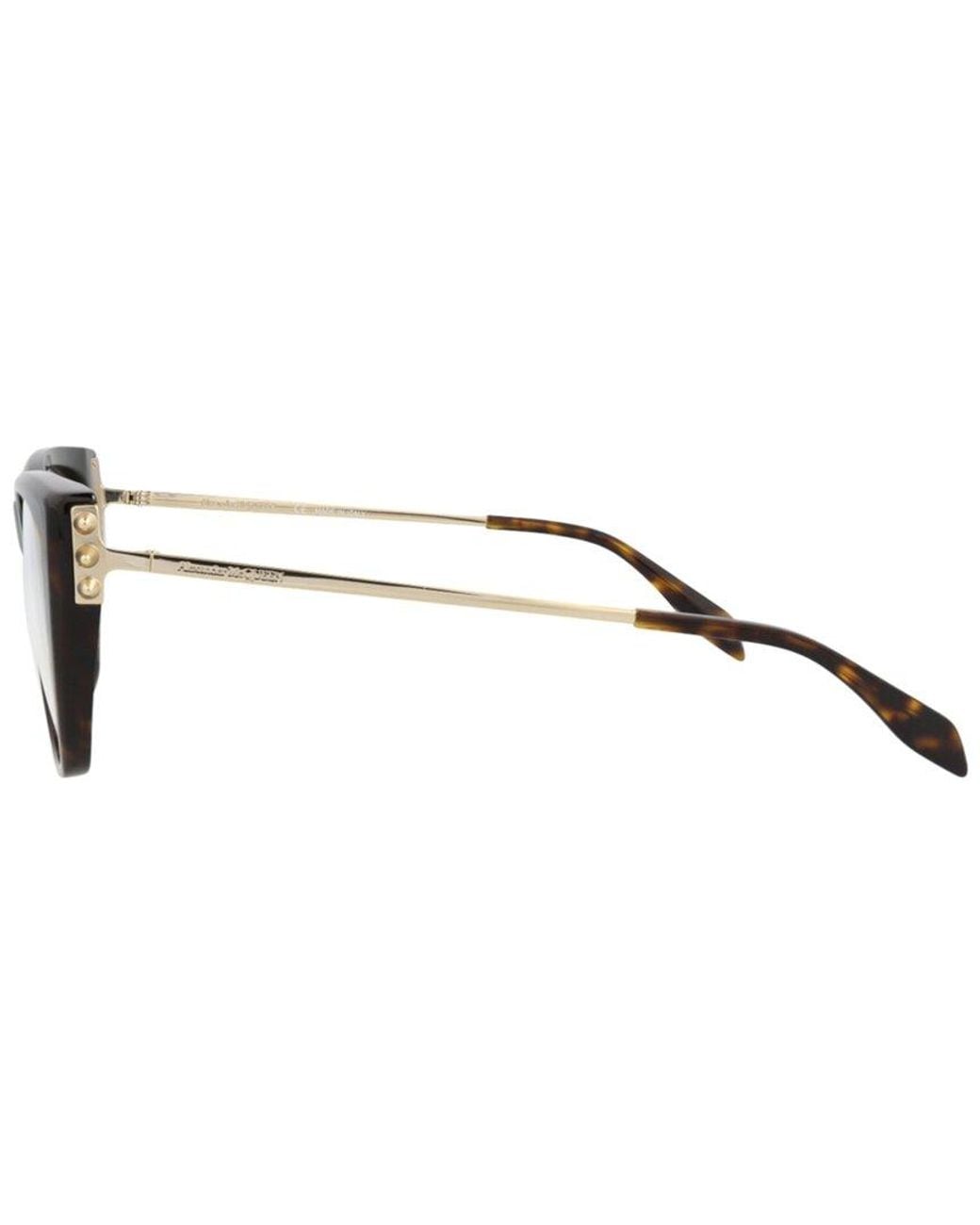 McQueen Brown Am0341O 55Mm Optical Frames