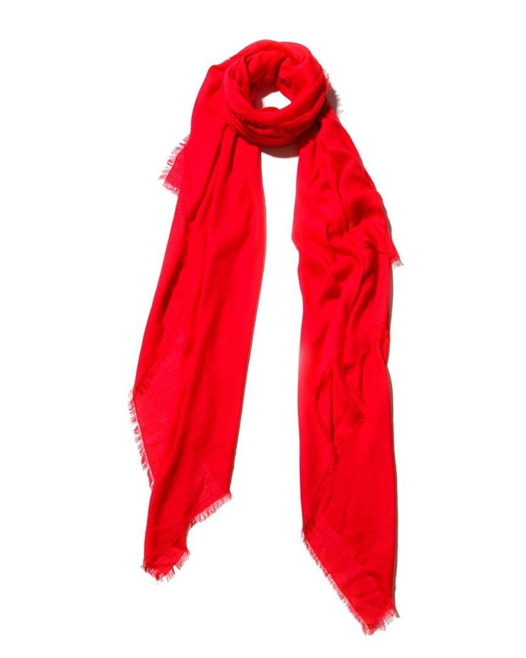 Blue Pacific Red Vintage Cashmere-Blend Scarf