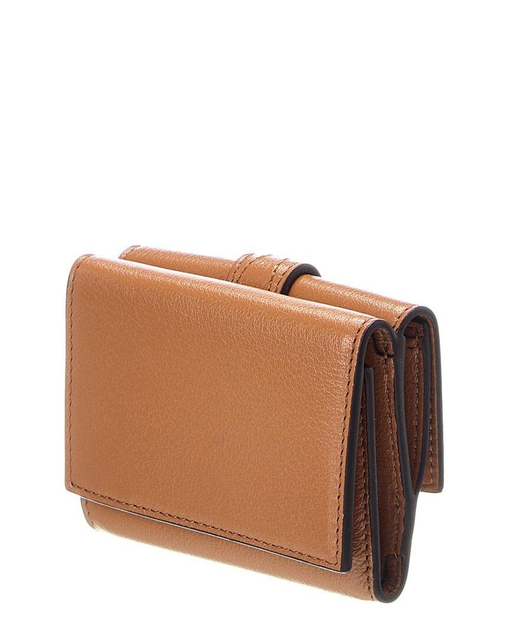 Chloé Brown Paddington Leather Card Case