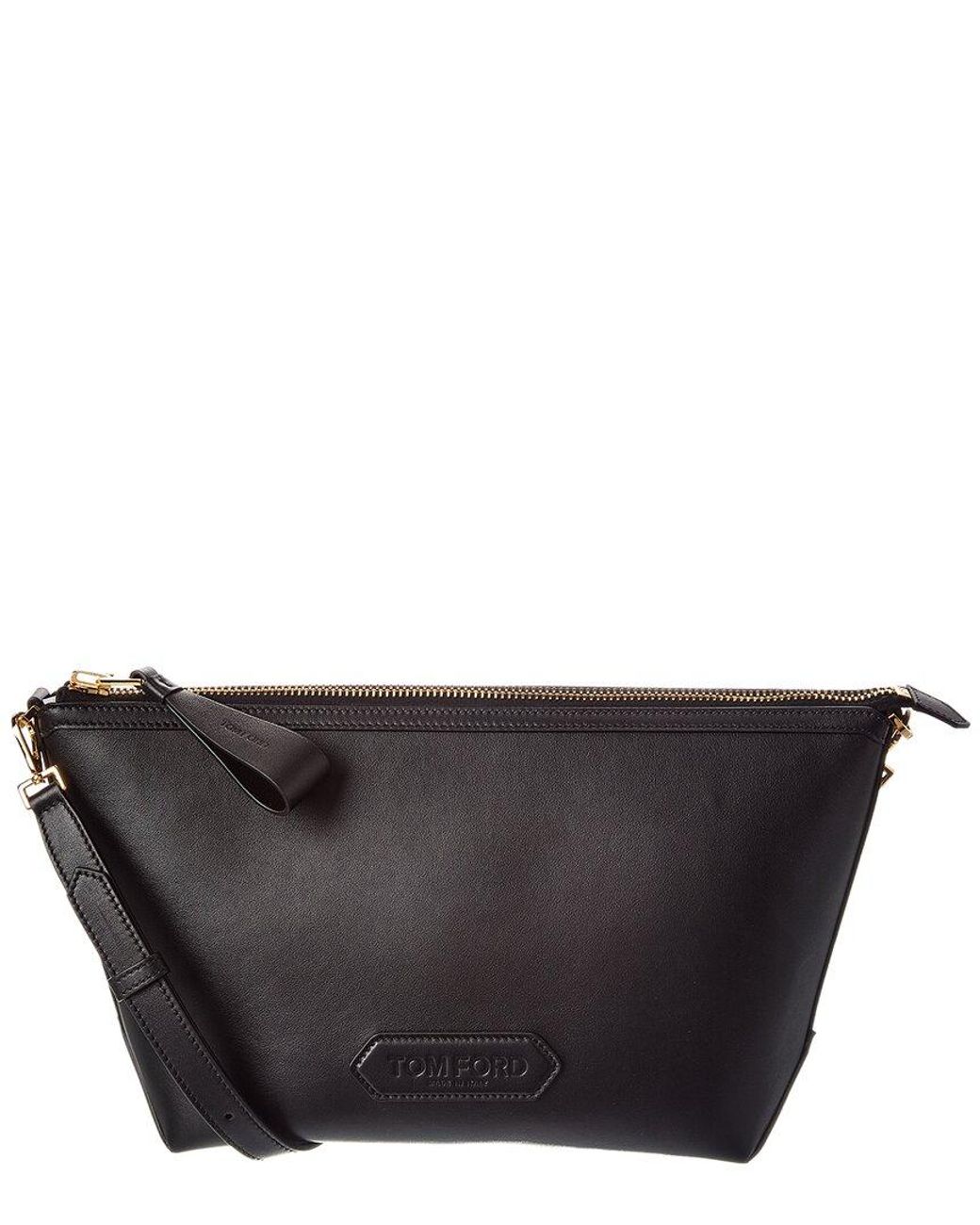 Tom Ford Black Leather Crossbody