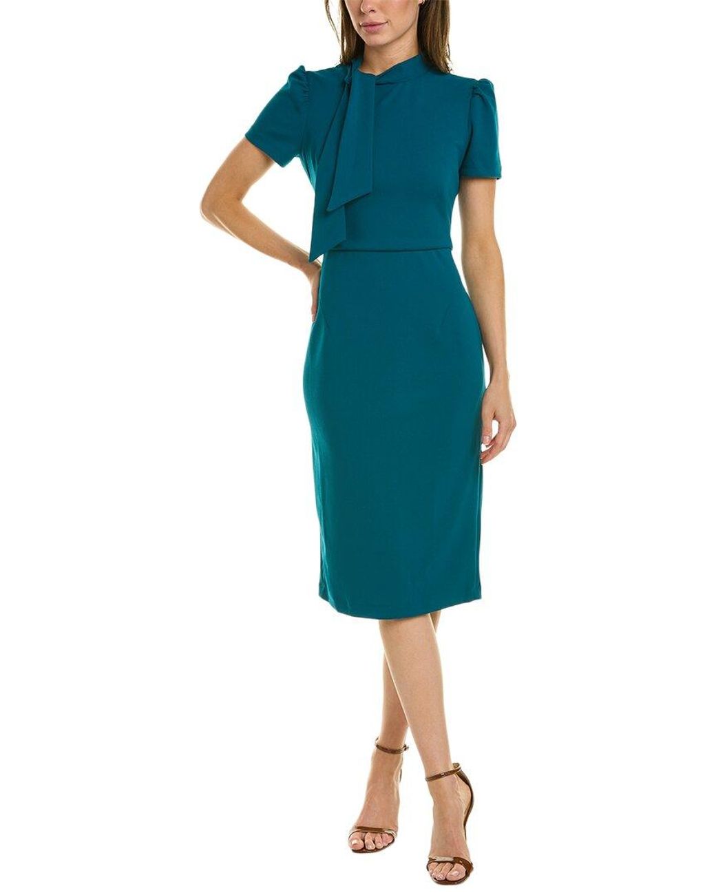 Maggy London Scuba Peplum Dress