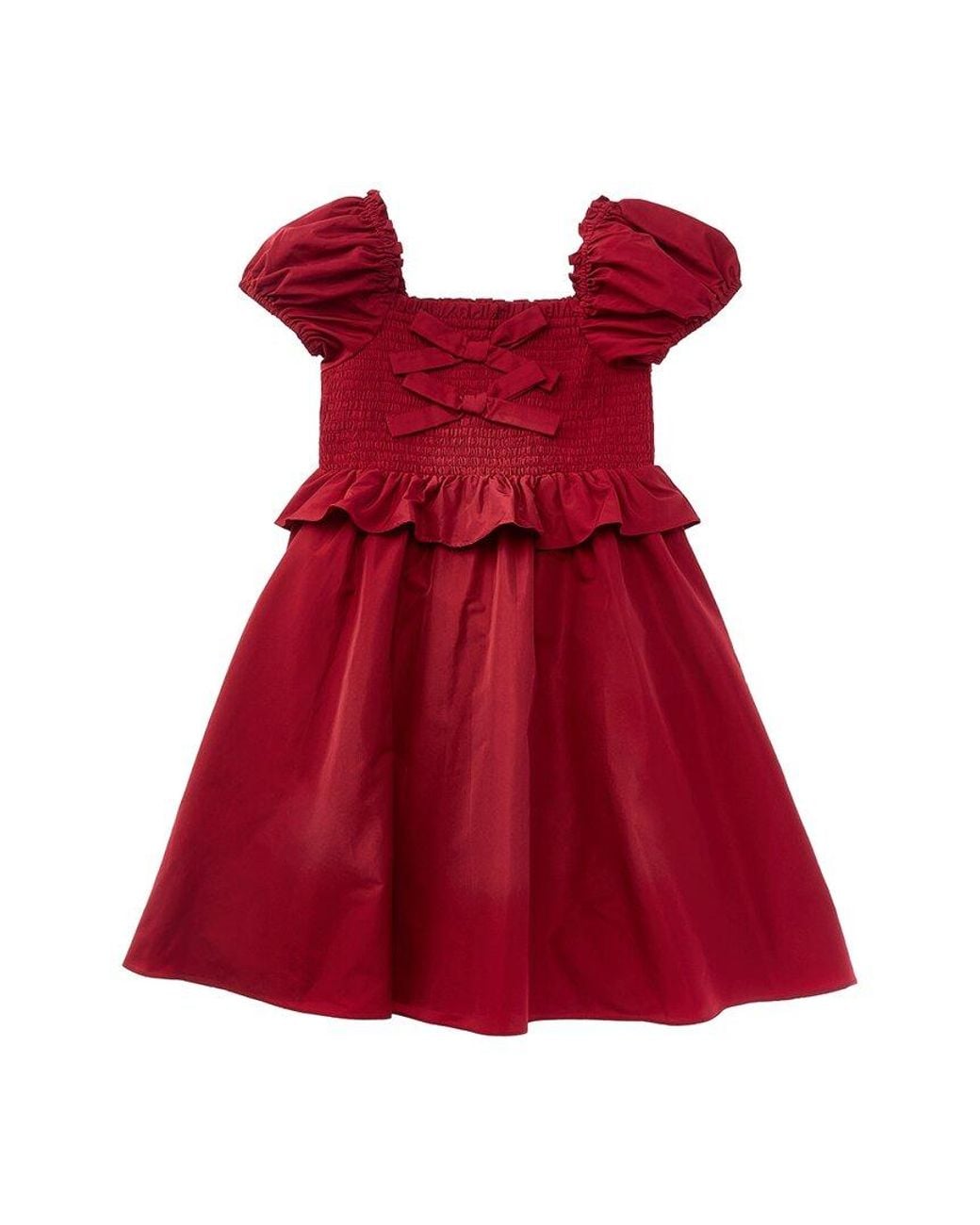 Tanya Taylor Red Mini Pip Dress