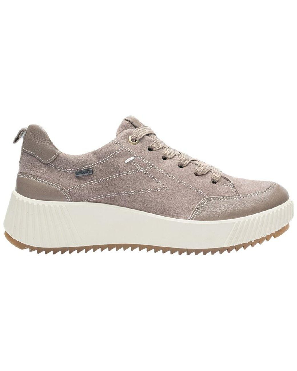 Ara Natural Delphi Suede & Leather Sneaker