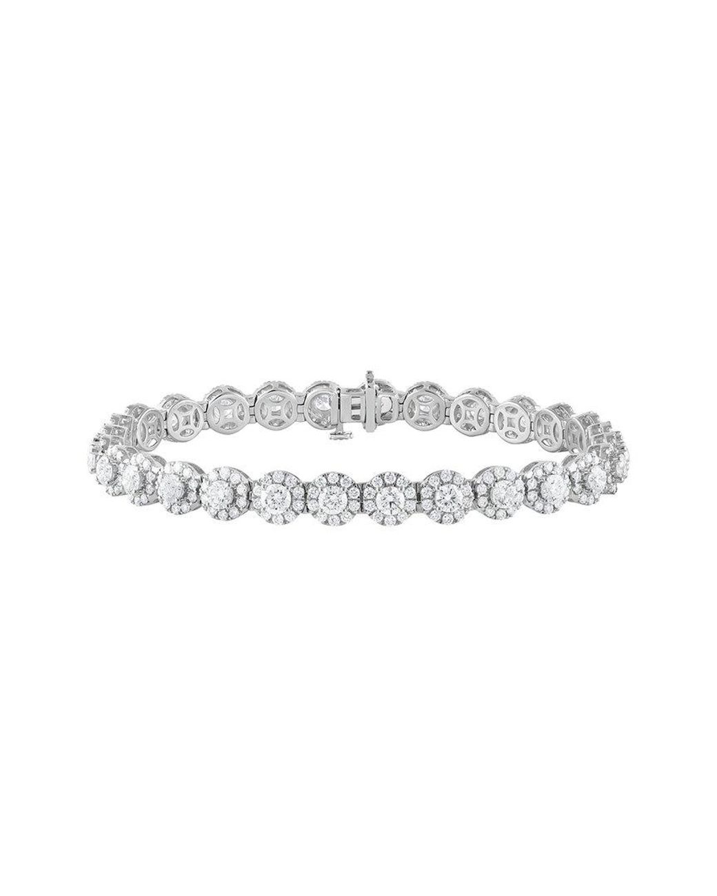 Lab Grown Diamonds White 14K.00 Ct. Tw. Lab-Grown Diamond Fashion Bracelet