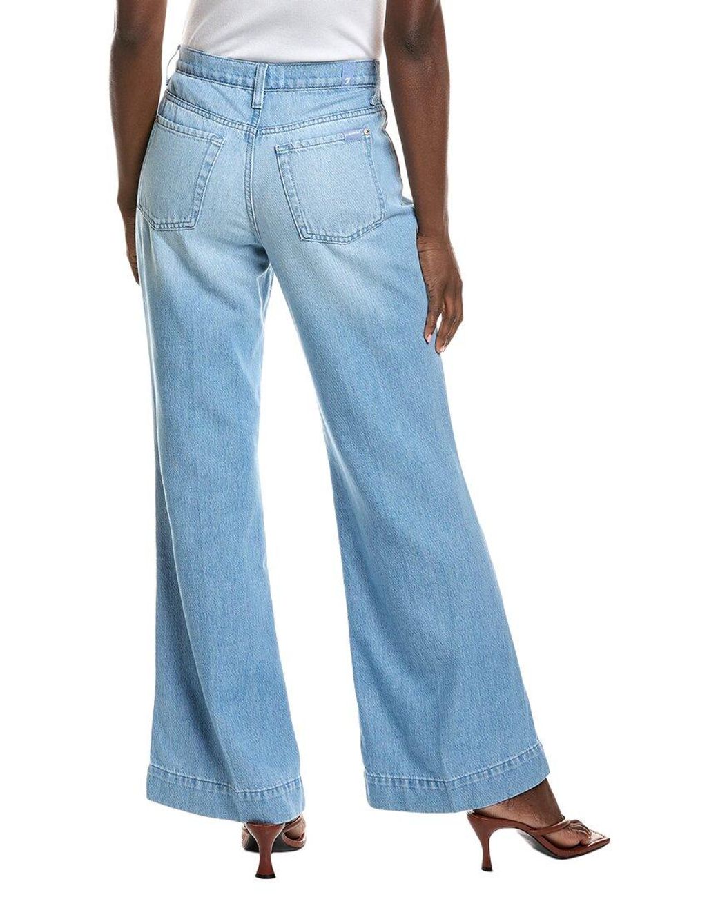 7 For All Mankind Blue Modern Dogo Tailorless Pant
