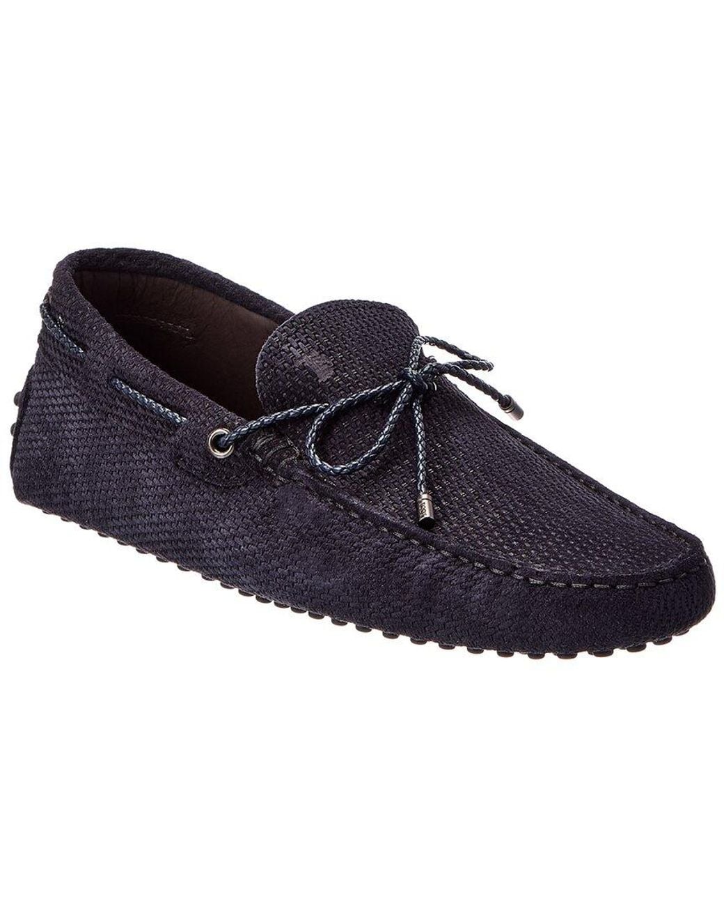 Tod's Blue Suede Driver for men