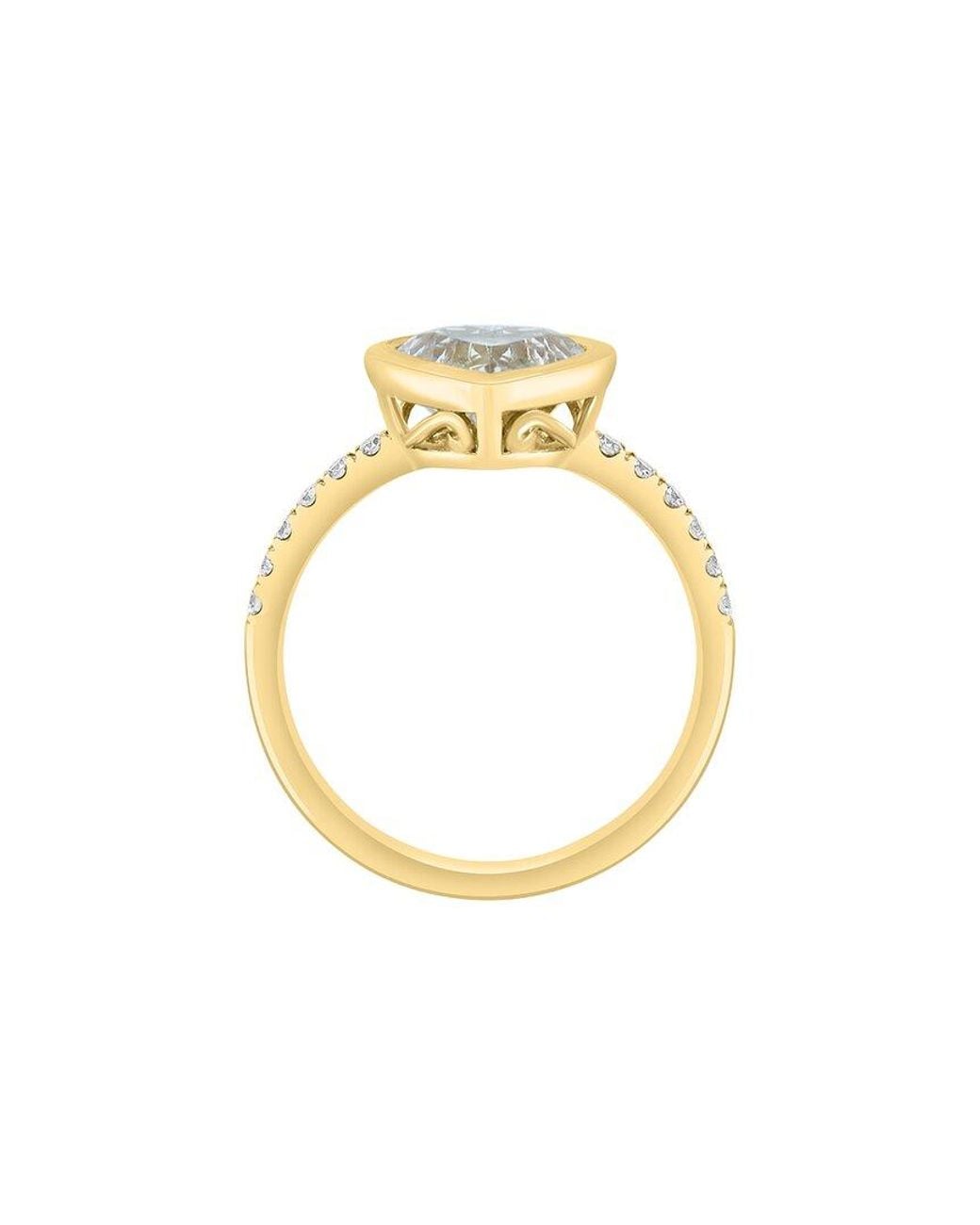 Effy Fine Jewelry Metallic 14K 2.37 Ct. Tw. Diamond & Topaz Ring