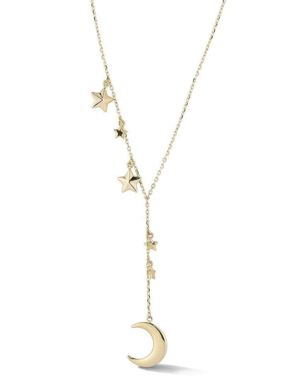 Ember Fine Jewelry Metallic 14K Celestial Lariat Necklace