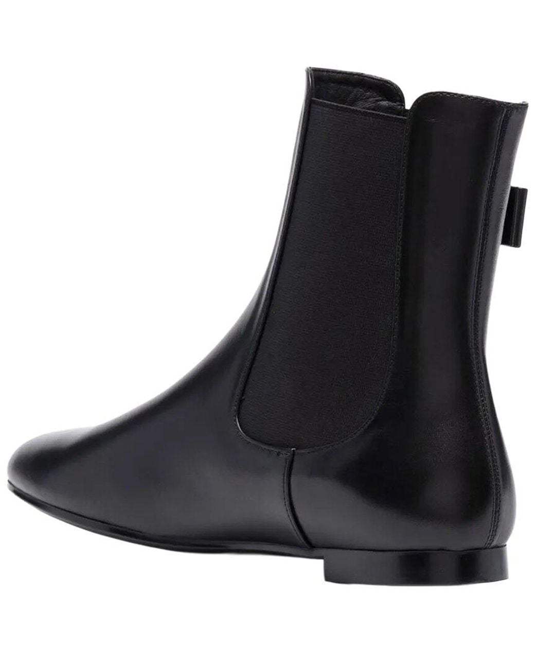 Ferragamo Black Vara Bow Leather Bootie
