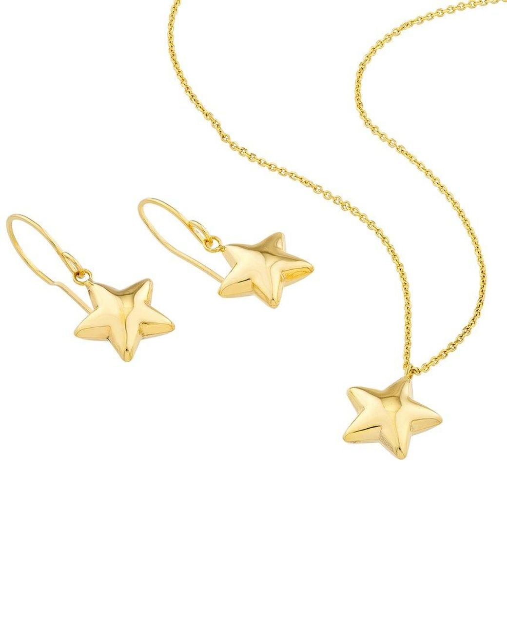 HAWLEY ST Metallic 14K Celestial Necklace