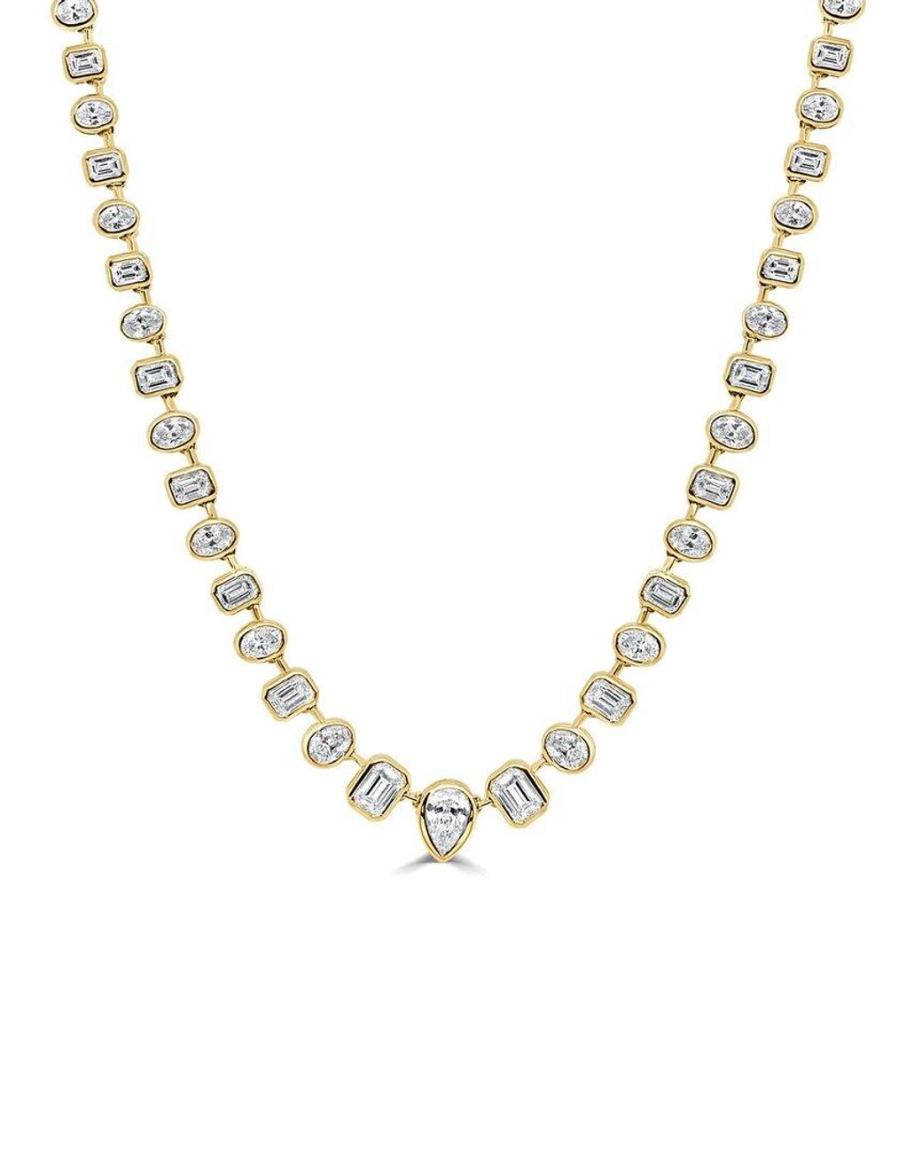 Sabrina Designs Metallic 14K 3.44 Ct. Tw. Diamond Layered Necklace