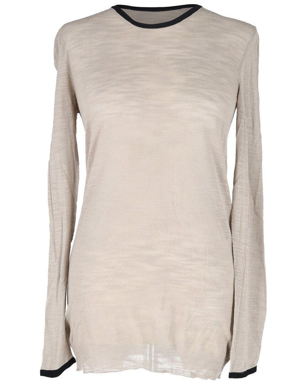 Stella McCartney Natural Crewneck T-Shirt, Size It (Authentic Pre-Loved)