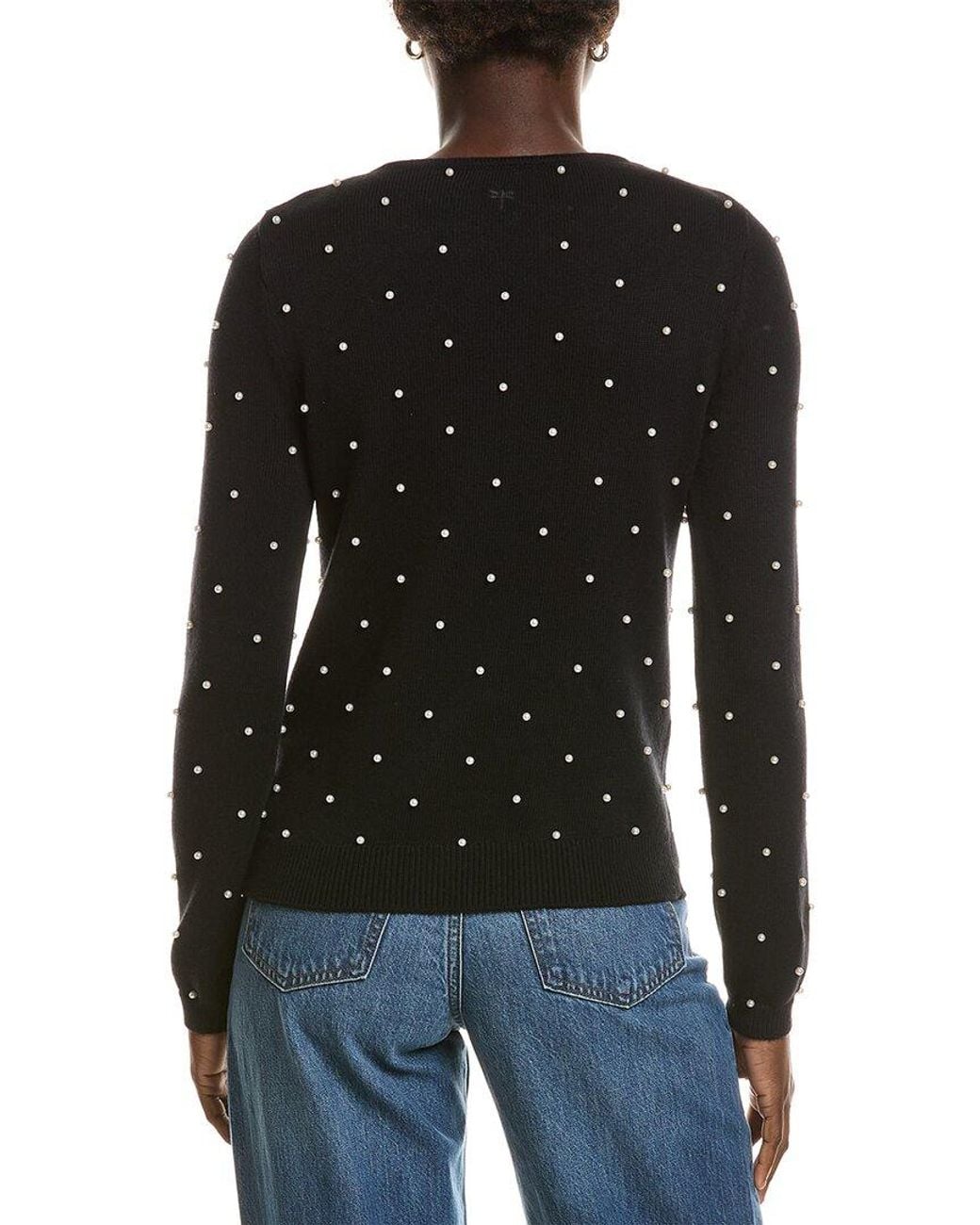 tyler boe Black Pearl Wool-Blend Sweater
