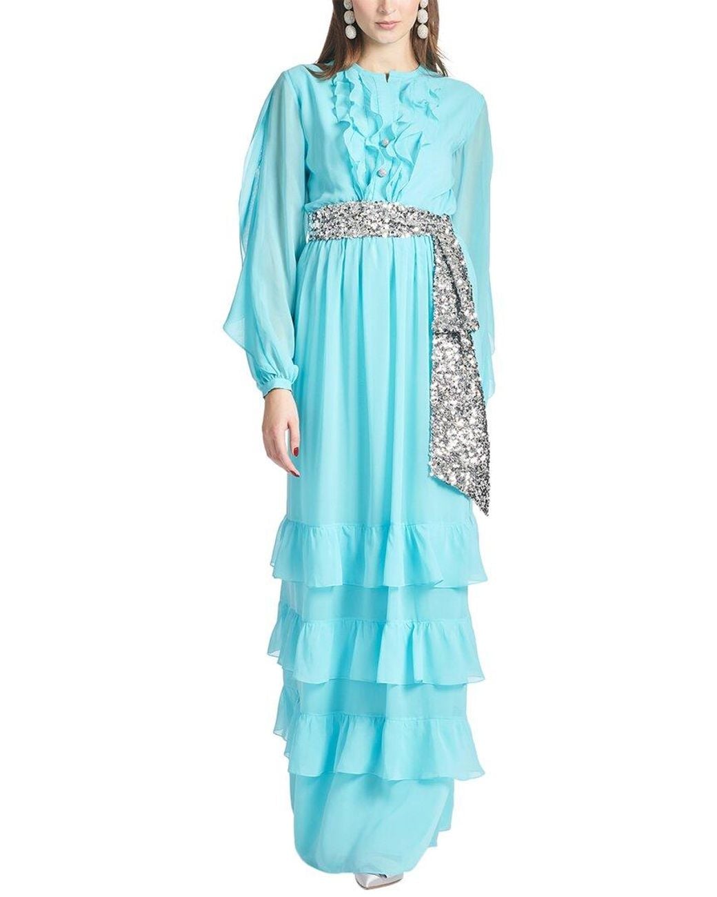 Sachin & Babi Blue Venus Gown