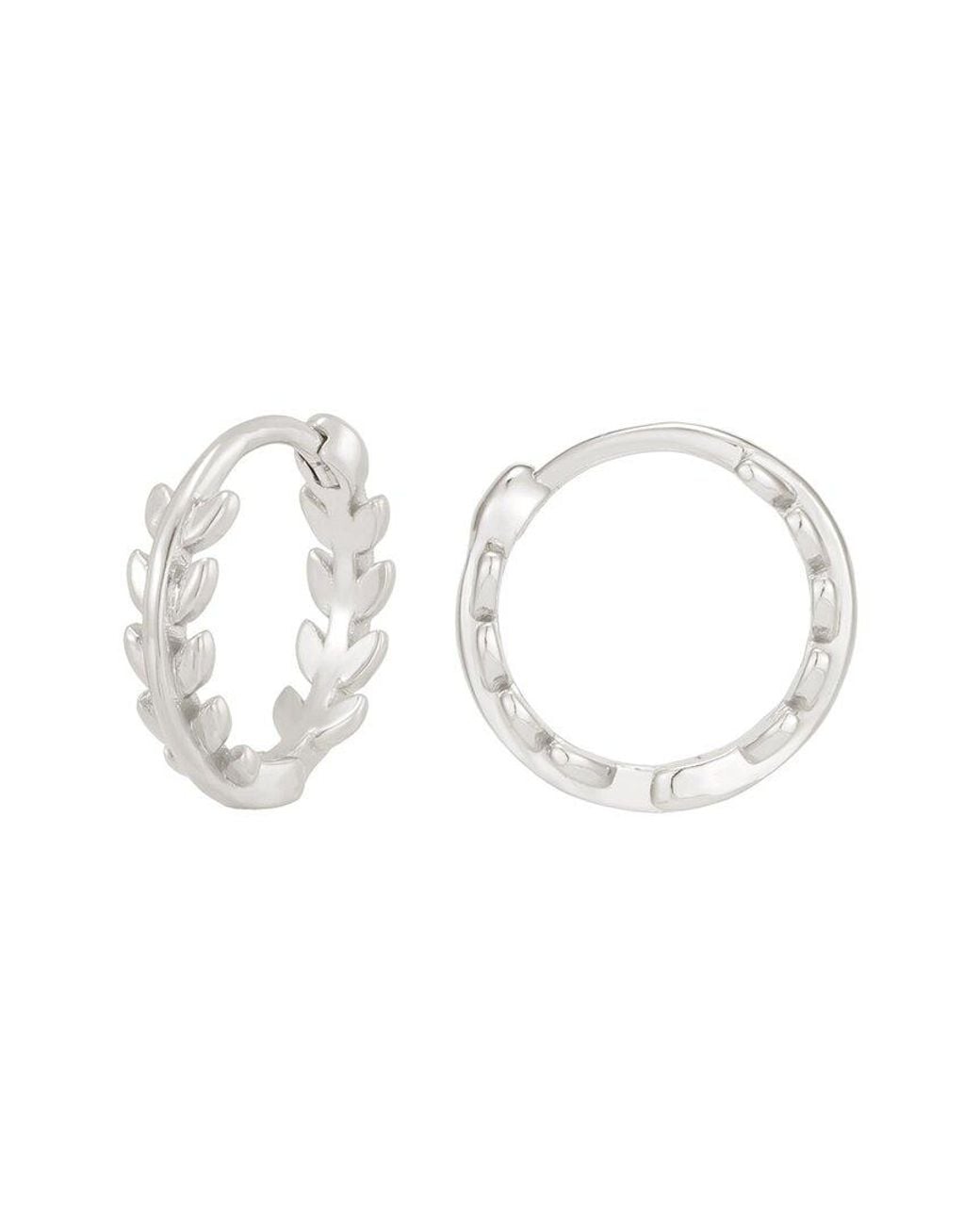 Adornia White Plated Earrings