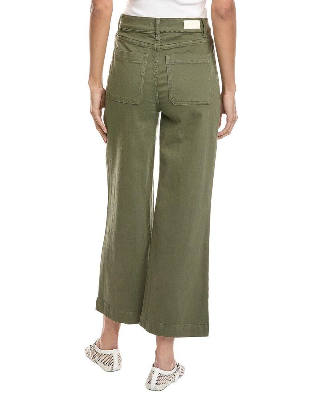 DL1961 Green Hepburn Fern Wide Leg Jean