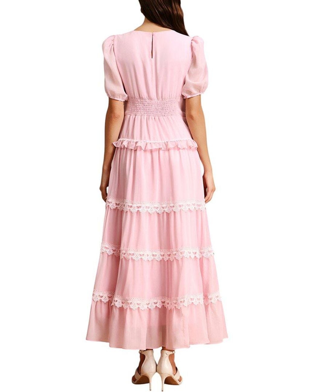 Emma way Pink Maxi Dress