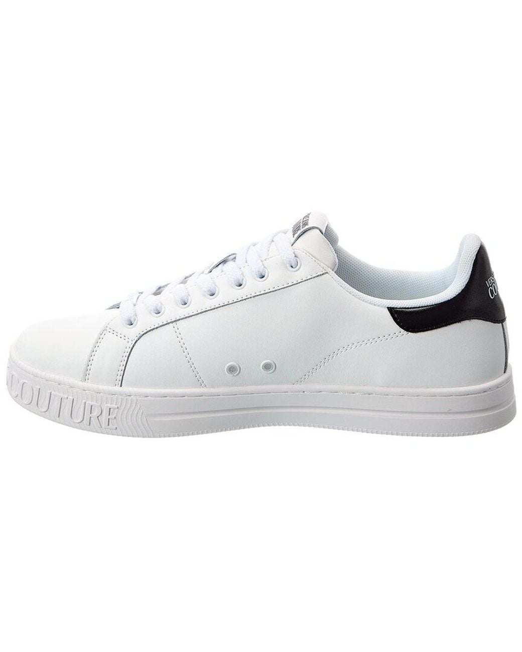Versace Jeans Couture White Leather Sneaker for men