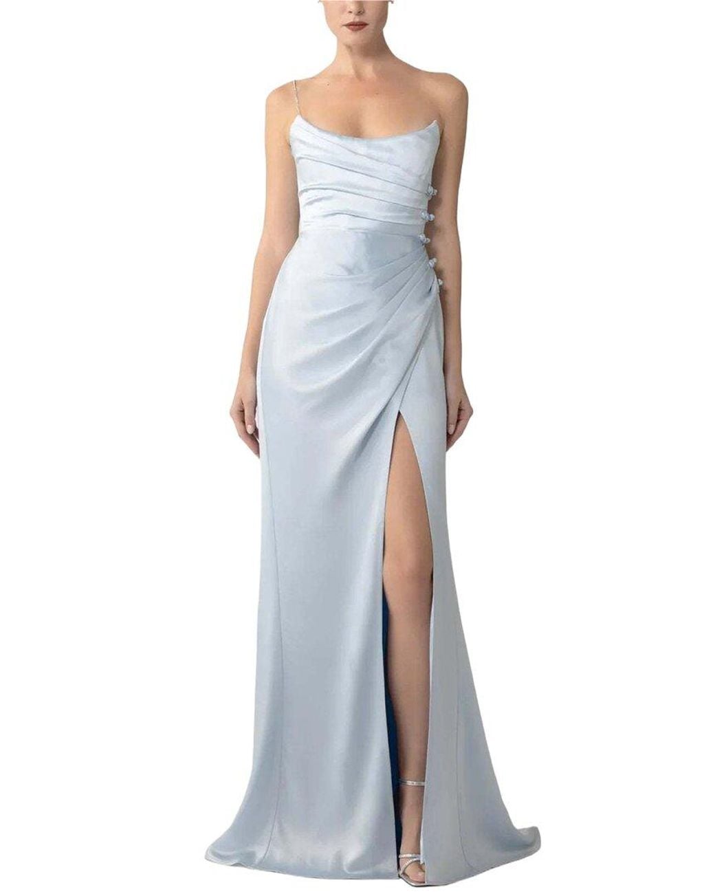 SAU LEE Blue Pru Gown