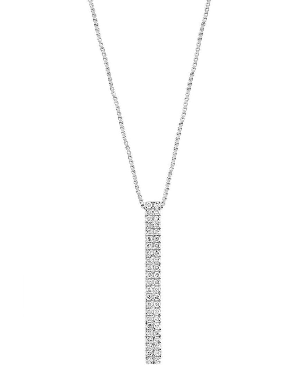 Effy Fine Jewelry Metallic 0.23 Ct. Tw. Diamond Necklace