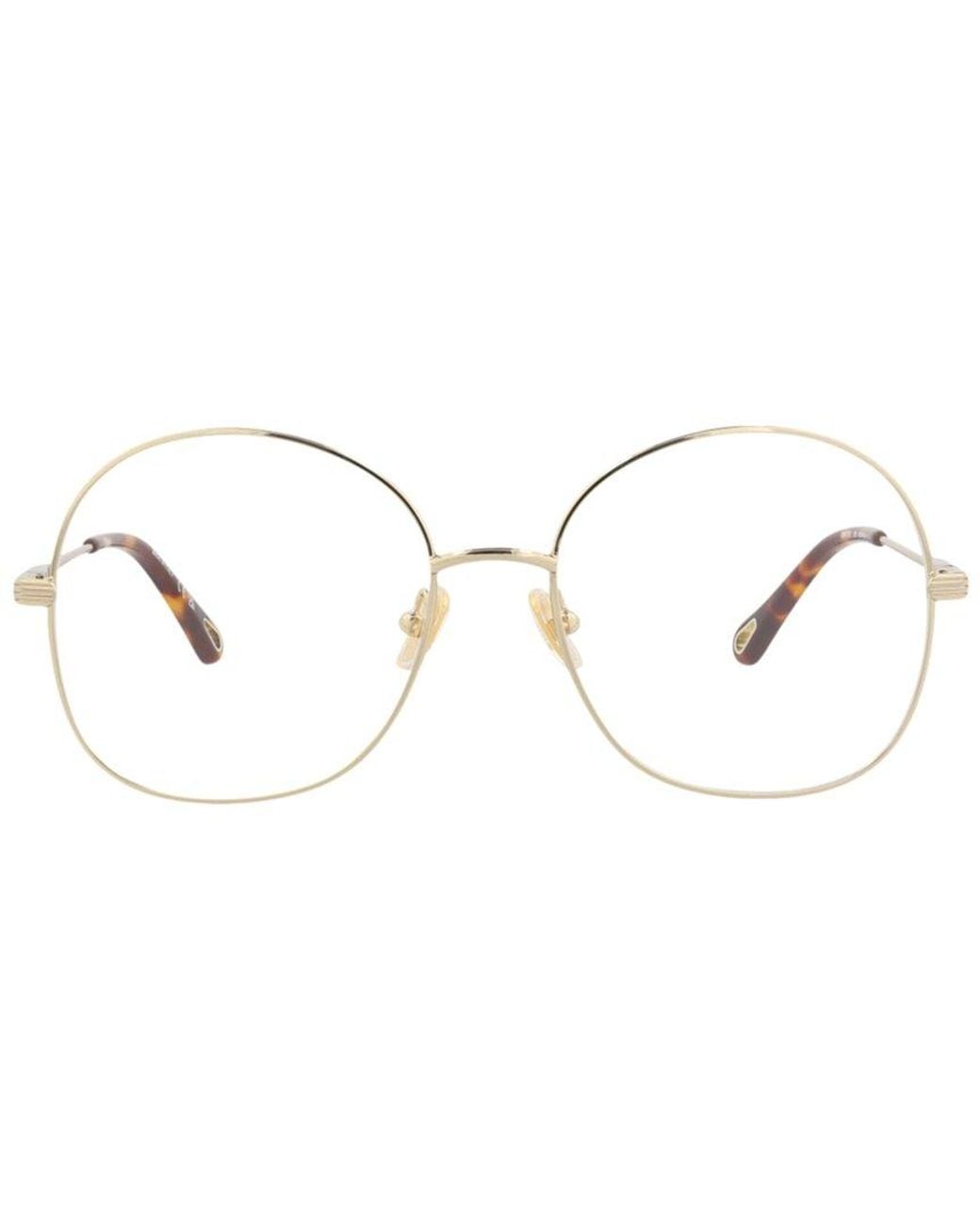 Chloé Metallic 55Mm Optical Frames