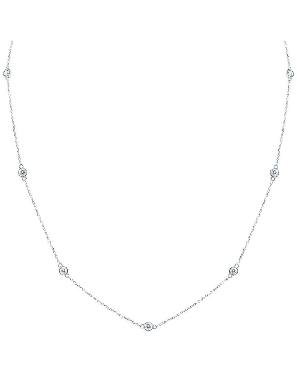 Diamond Select Cuts White 14K 1.00 Ct. Tw. Diamond Necklace