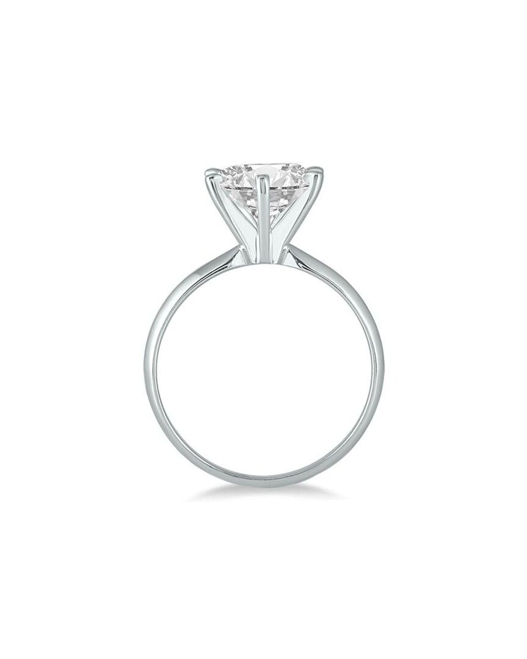Lab Grown Diamonds White 14K 1.10 Ct. Tw. Lab-Grown Diamond Solitaire Ring