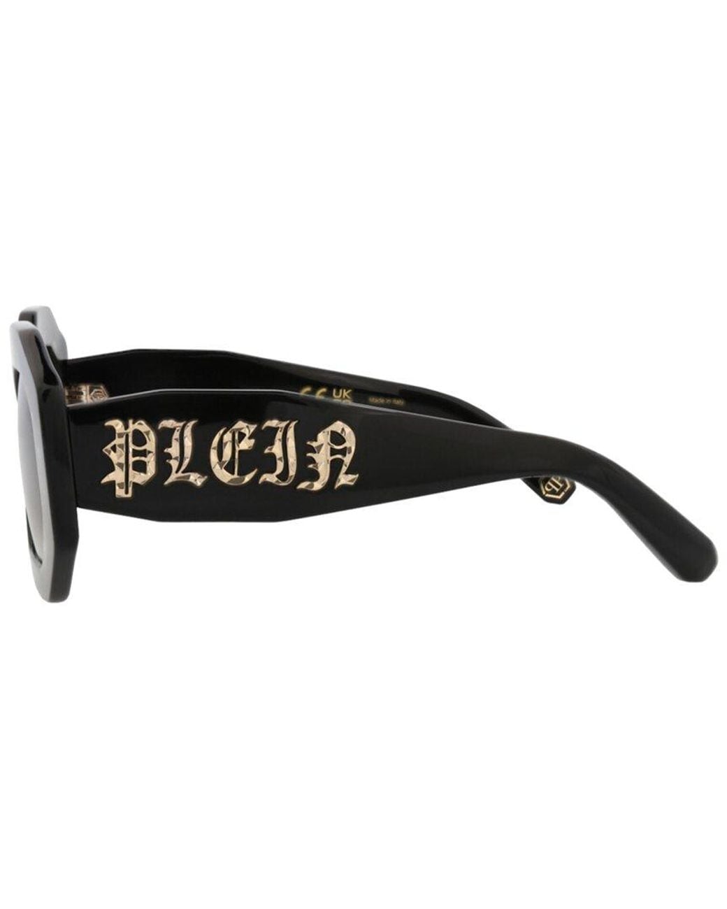 Philipp Plein Black Spp098M 53Mm Polarized Sunglasses
