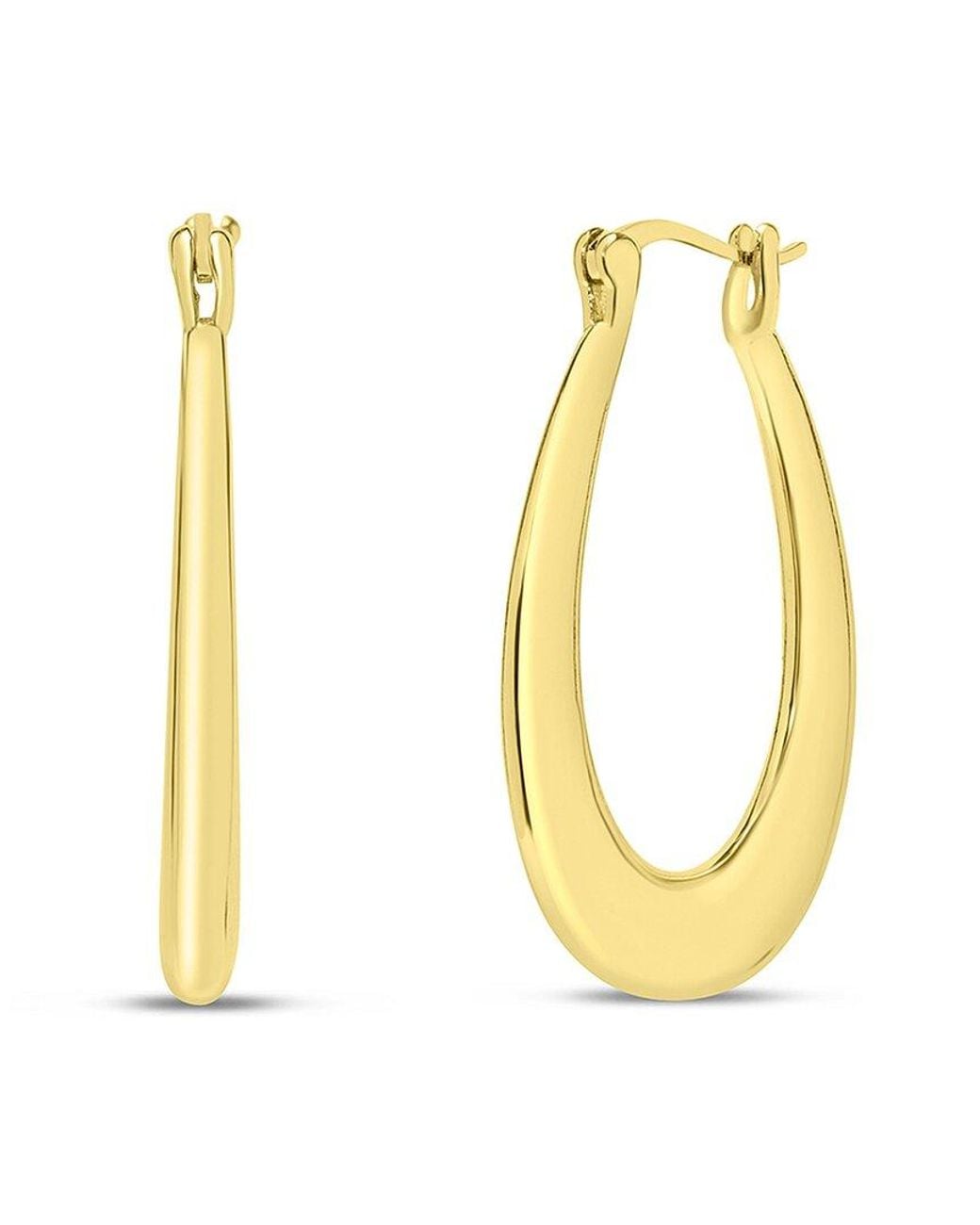 Bruno Magli Metallic Plated Earrings