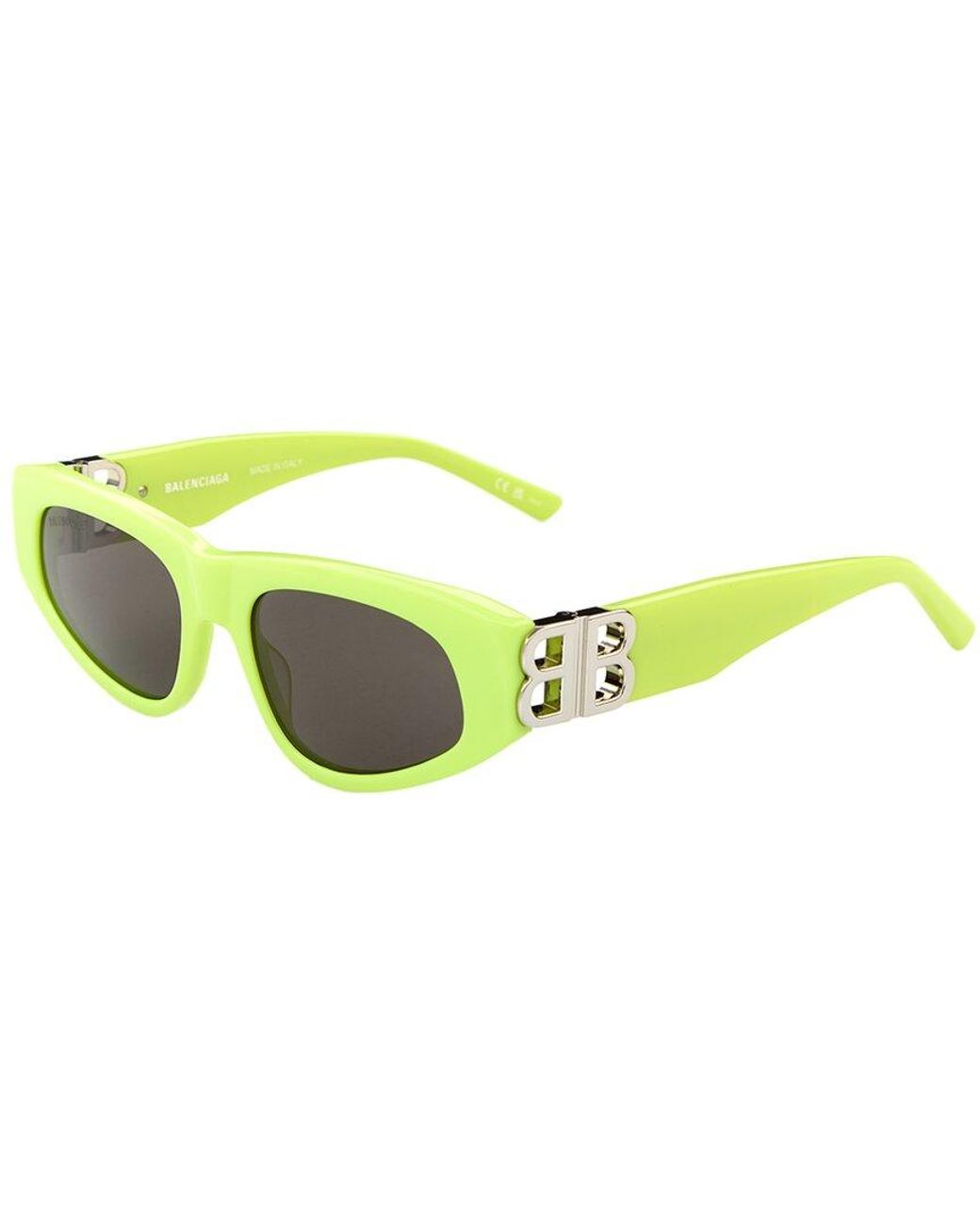 Balenciaga Yellow Bb0095s 53mm Sunglasses