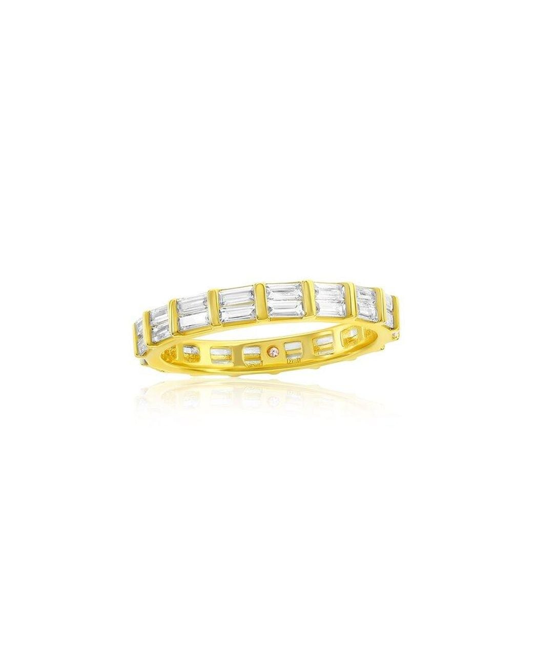 Suzy Levian CZ Jewelry Yellow Suzy Levian Cz Eternity Ring