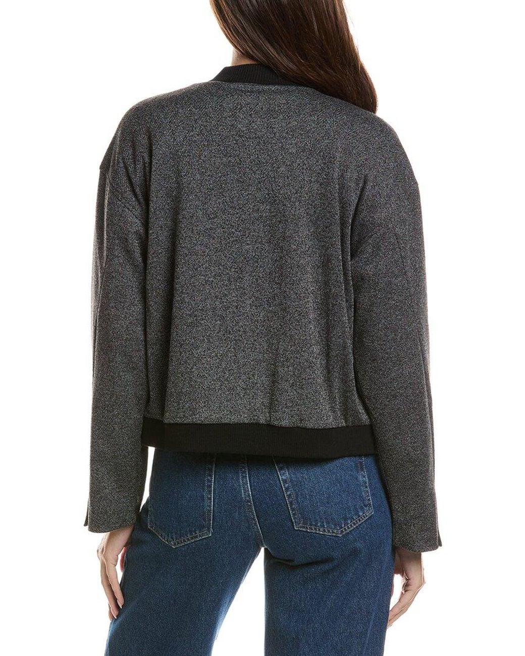 Wit & Wisdom Gray Bomber Jacket