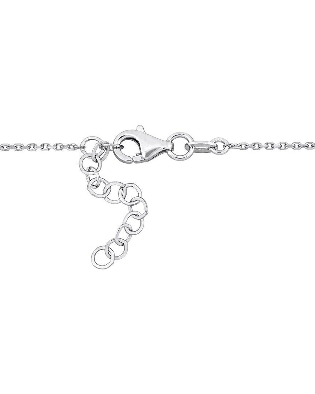 Rina Limor Metallic 14K 0.25 Ct. Tw. Diamond Drop Necklace