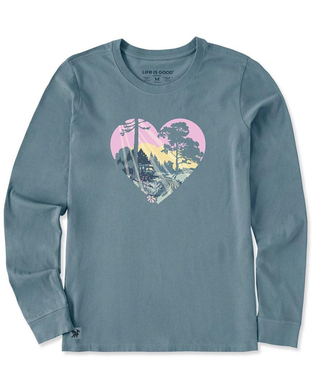 Life Is Good. Blue Crusher T-Shirt
