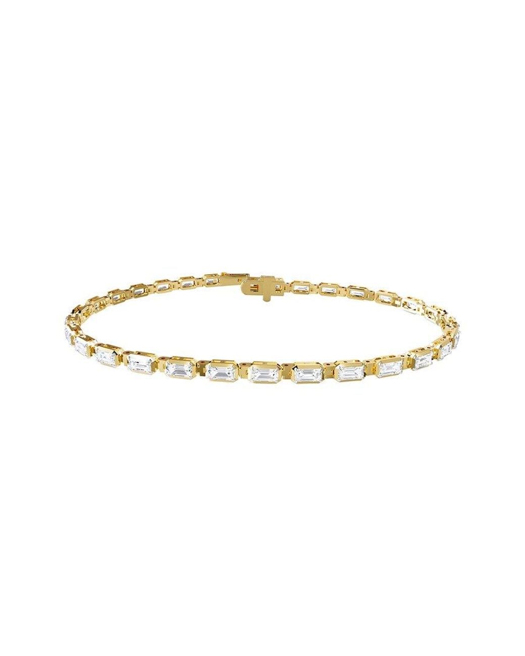 Lab Grown Diamonds White 14K 3.25 Ct. Tw. Lab-Grown Diamond Tennis Bracelet