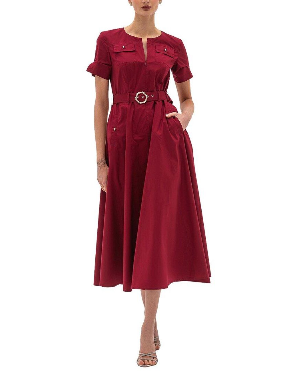 BGL Red A-Line Dress