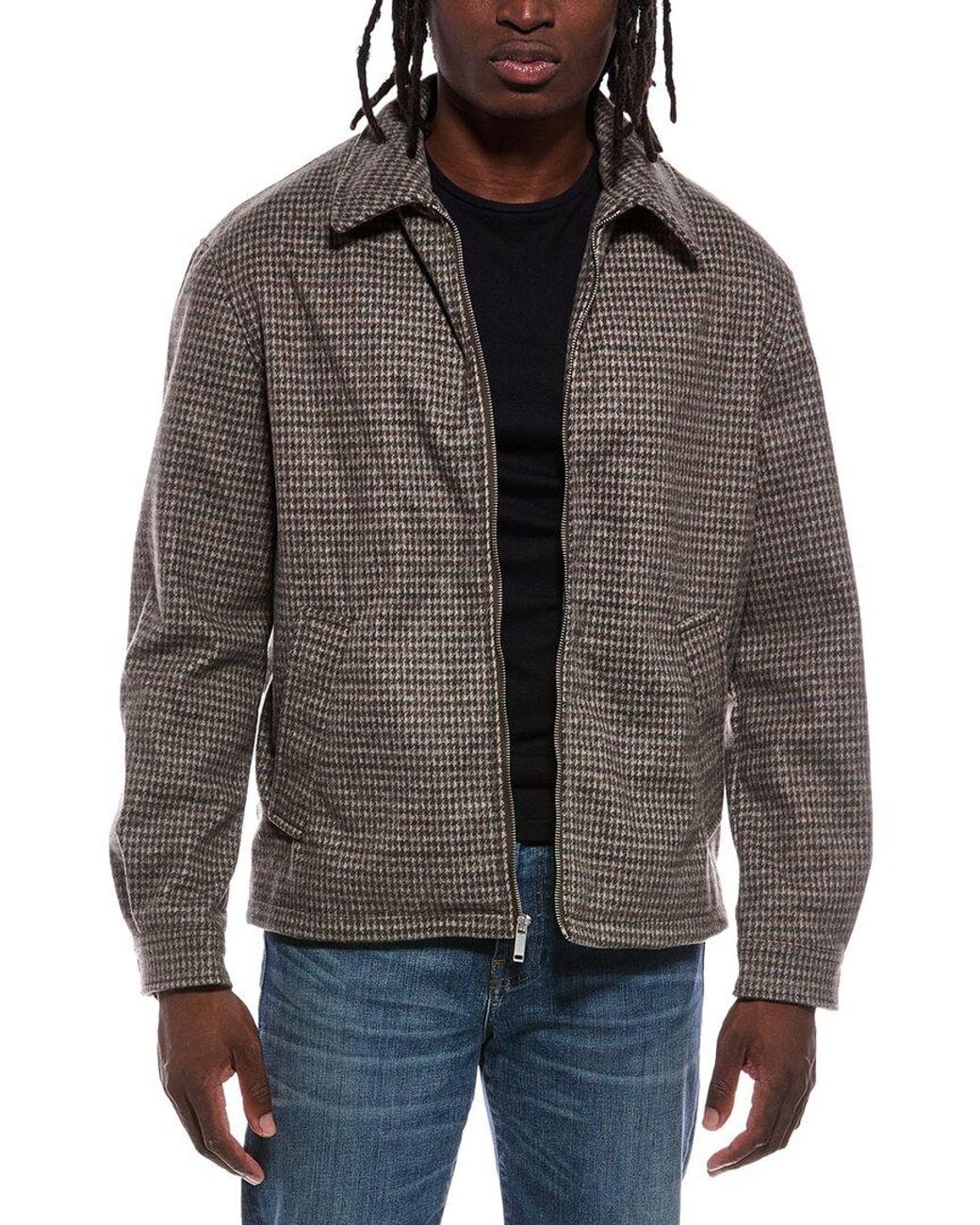 Jason Wu Gray Lis Collared Zip Front Jacket for men