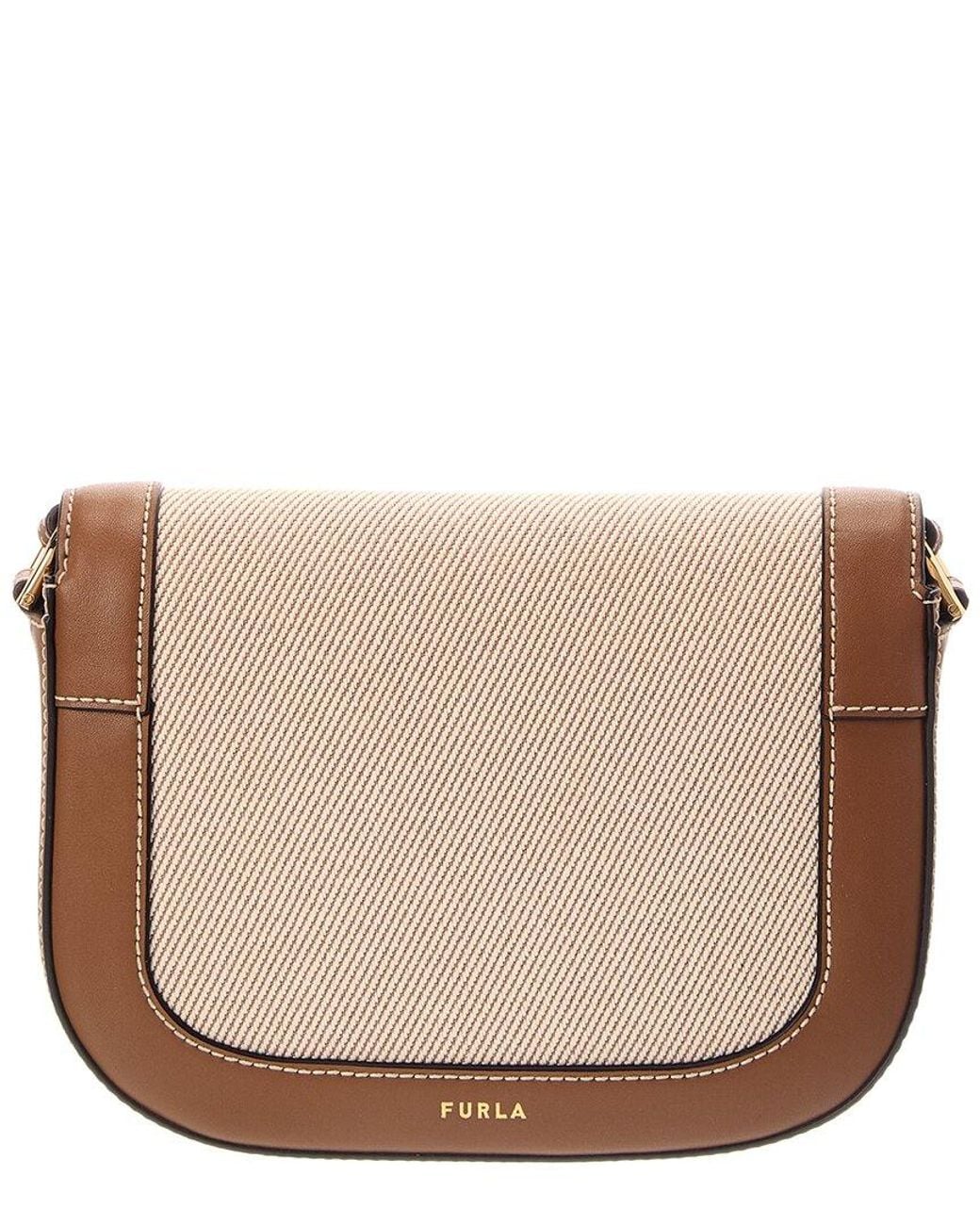 Furla Brown Moonlight Small Crossbody