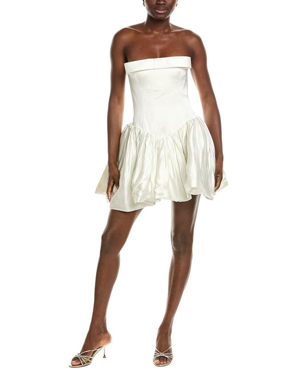 AMUR Natural Mirelle Bow Dress