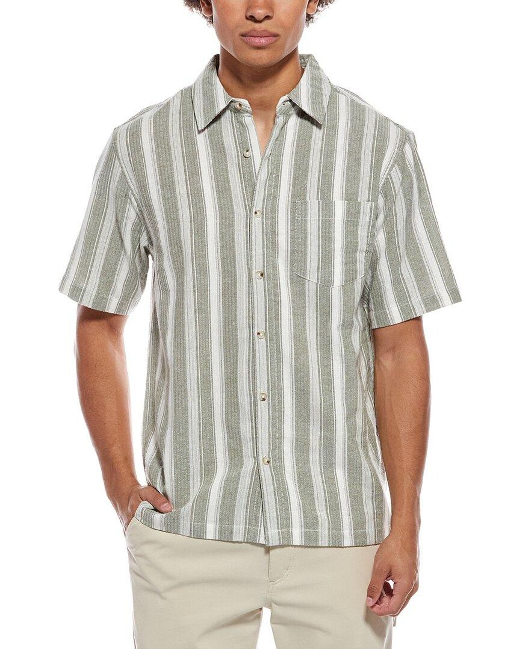 Sovereign Code Gray Stripe Shirt for men