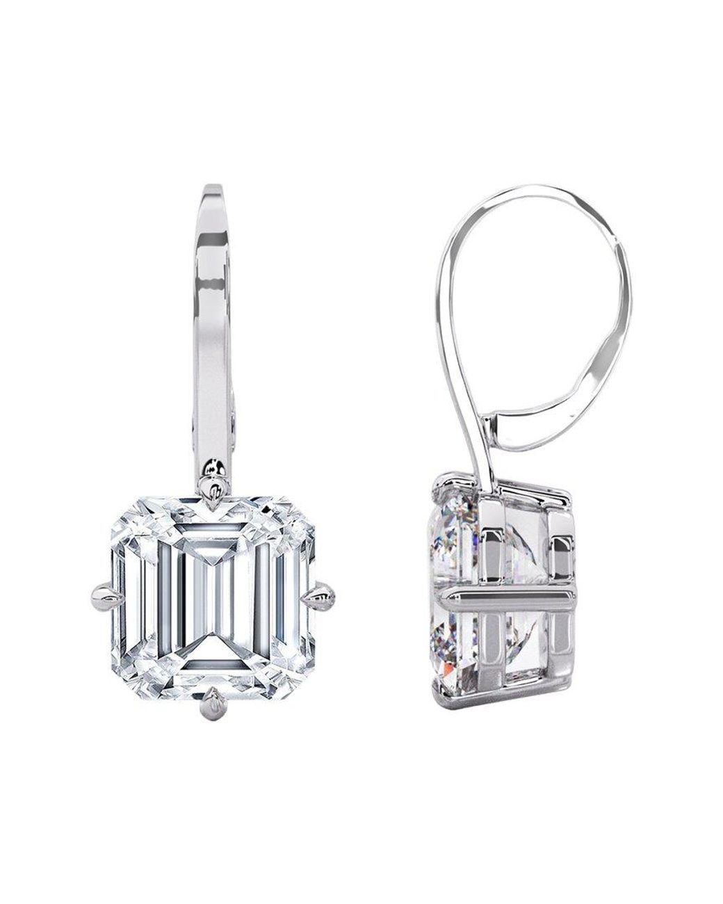 Lab Grown Diamonds White 14K 5.00 Ct. Tw. Lab-Grown Diamond Earrings